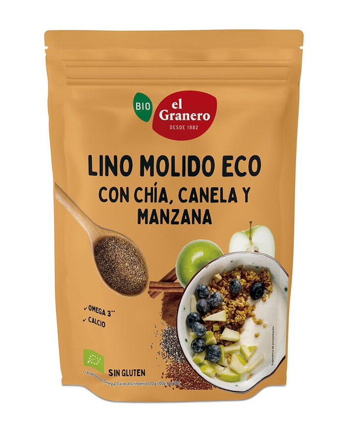 Vitaseeds lino chia canela manzana 200g bio el gra