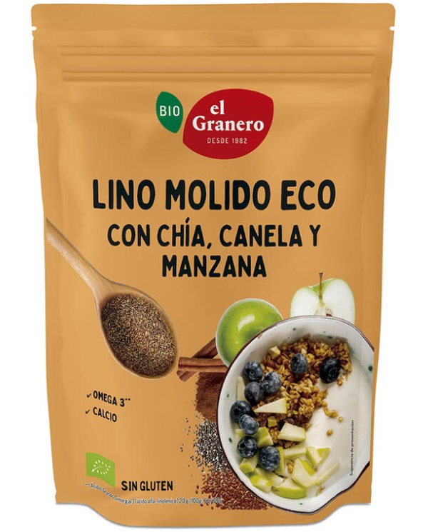 Vitaseeds lino chia canela manzana 200g bio el gra