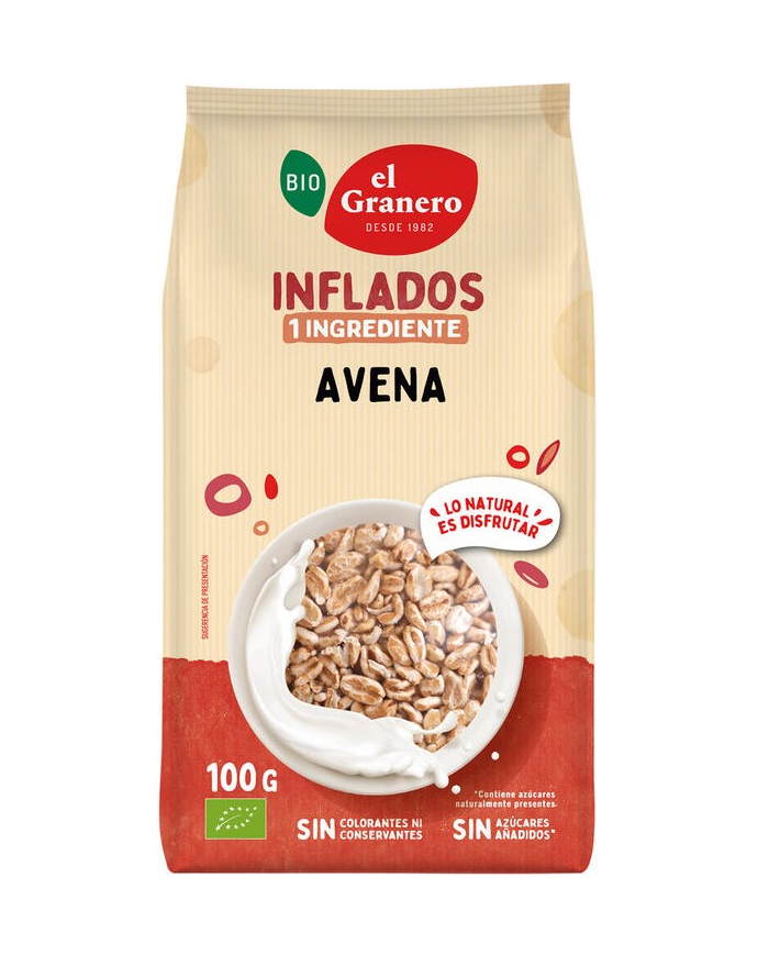 Avena hinchada 100g bio el granero