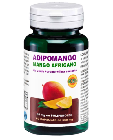 Adipomango+te verde+fibra 60cp