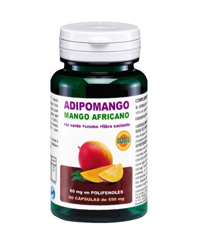 Adipomango+te verde+fibra 60cp