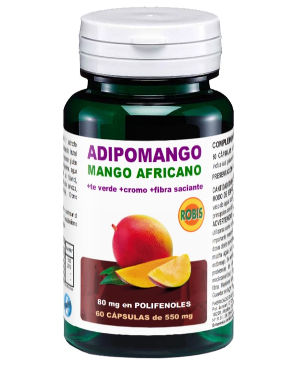 Adipomango+te verde+fibra 60cp