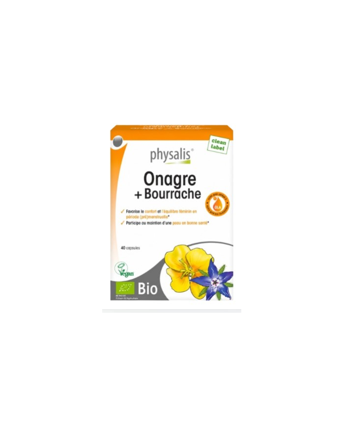Onagra borraja 40 capsulas physalis