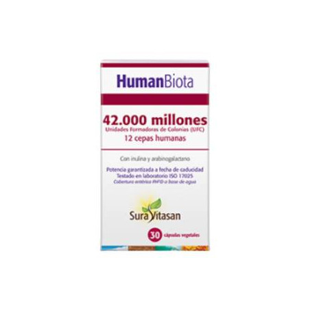 Humanbiota 629mg 30caps. sura vitasan