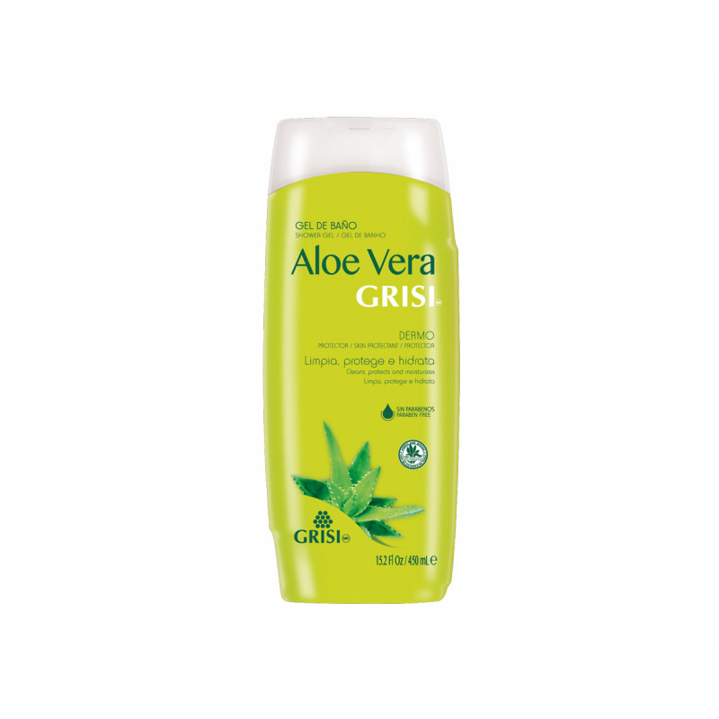 Gel baño aloe vera 450ml grisi