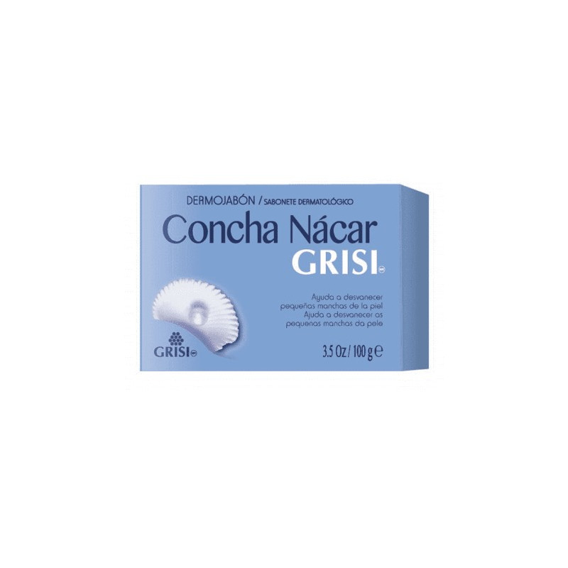 Jabon concha nacar grisi