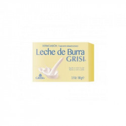 Jabon leche burra grisi