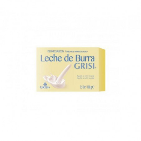 Jabon leche burra grisi