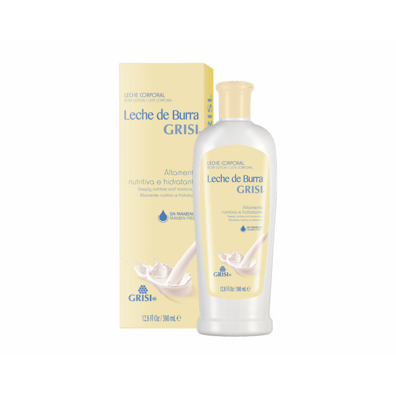 Leche corporal de burra 380ml grisi