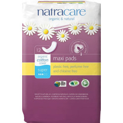 Compresa maxi pads super natracare sin alas