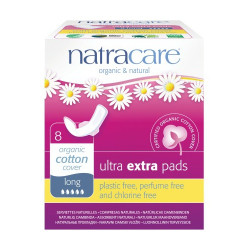 Compresa ultra extra pads 8und.long natracare