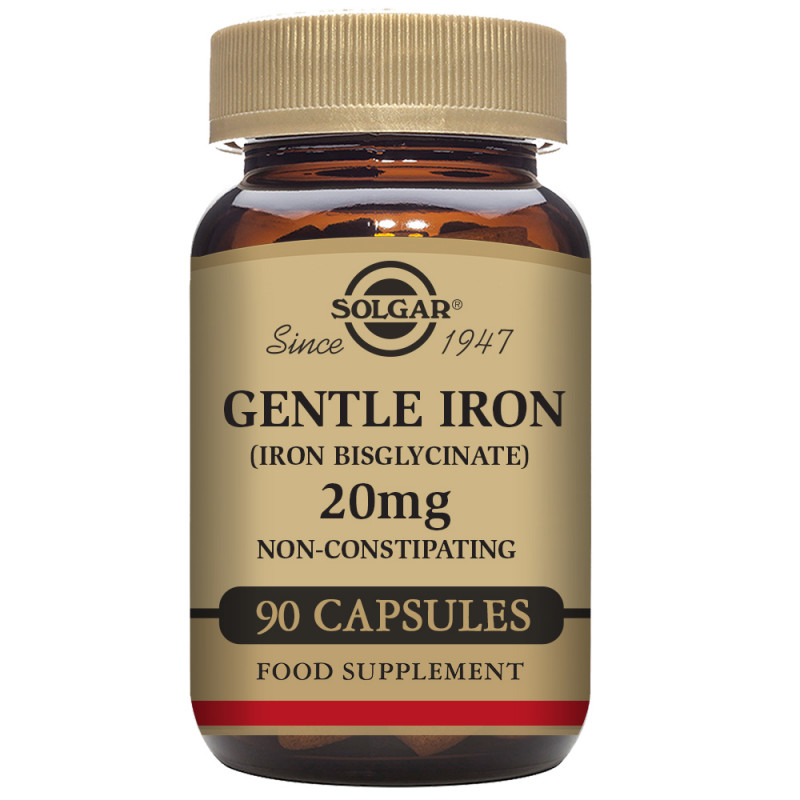 Hierro gentle 20mg 90 solgar
