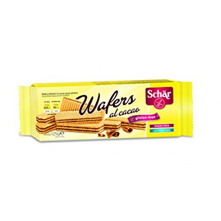 Schar wafers cacao 125gr s/gluten