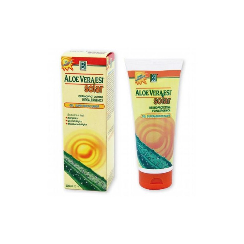 Aloe vera solar gel super bronceador sin filtr.esi