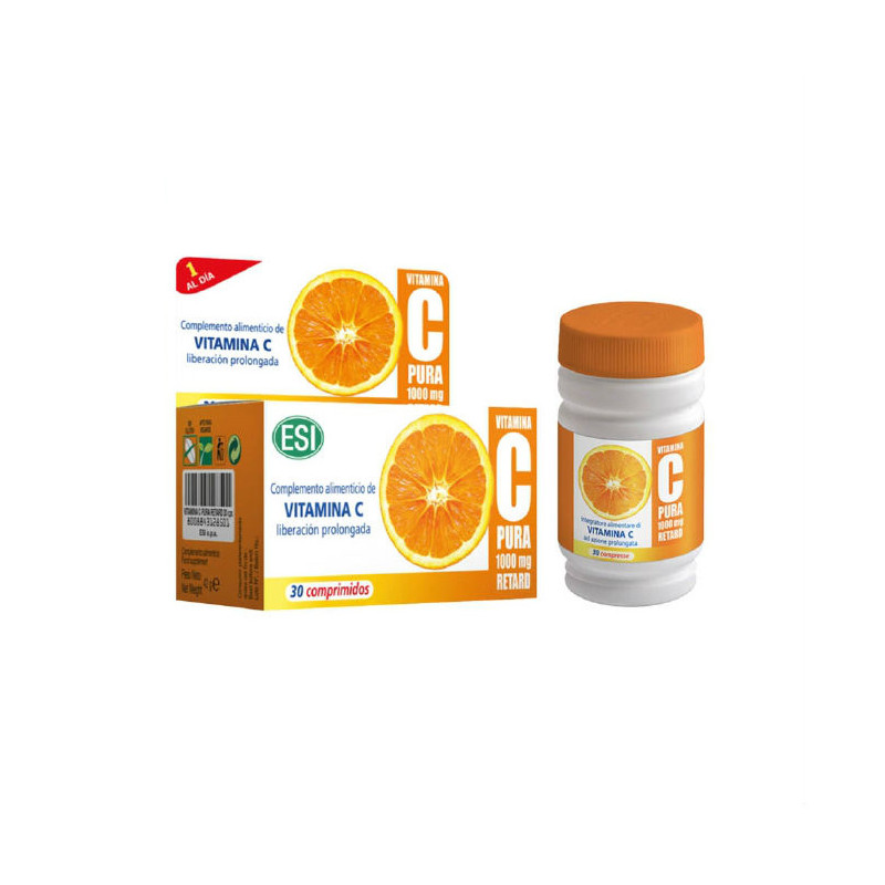 Vitamina c pura 1000mg 30cp esi