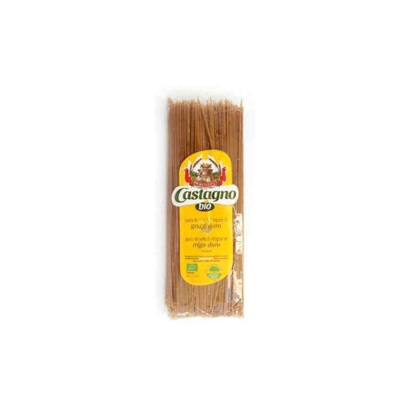 Espagueti trigo integral 500gr bio castagno