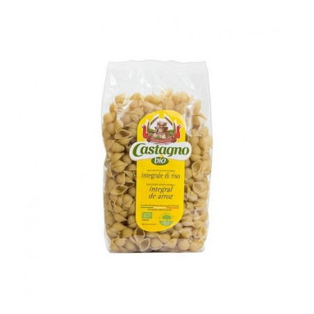 Conchas arroz integral 500gr bio castagno
