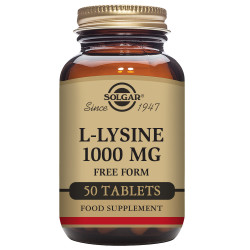 L-lisina 1000mg 50cap solgar