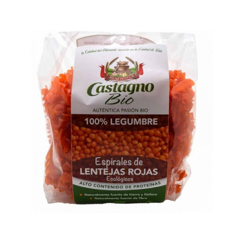 Espiral lenteja roja 250 bio castagno