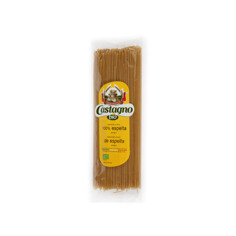 Espagueti espelta blanca 500gr bio castagno