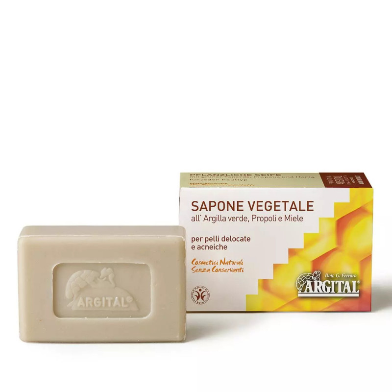 Jabon arcilla verde propoleo miel 100gr argital