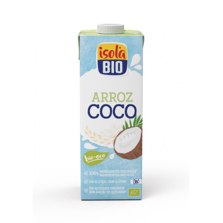 Bebida arroz+coco 1l isola bio