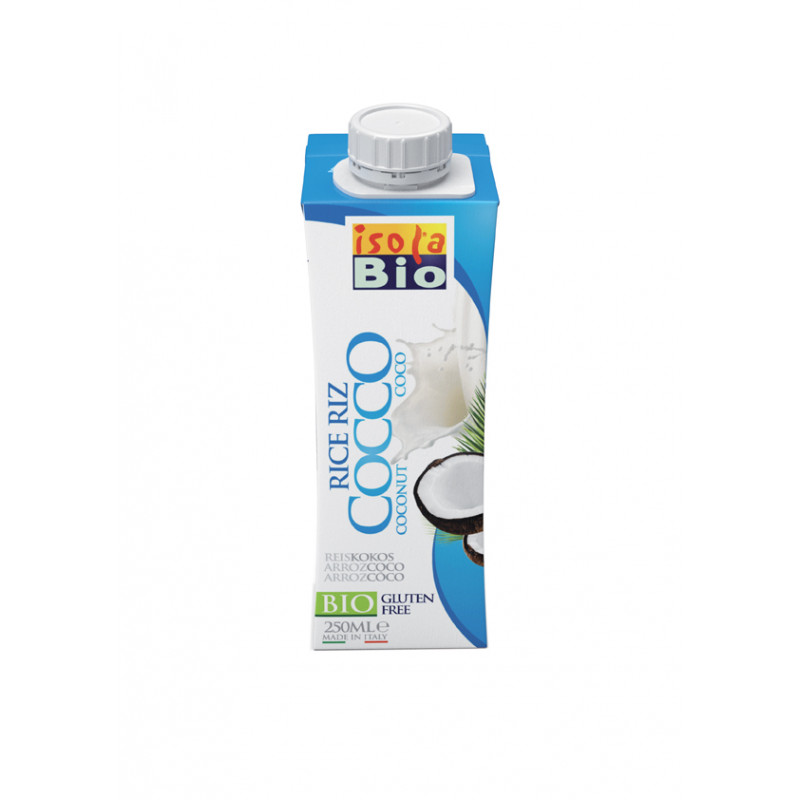 Bebida arroz coco 250 ml, Isola Bio