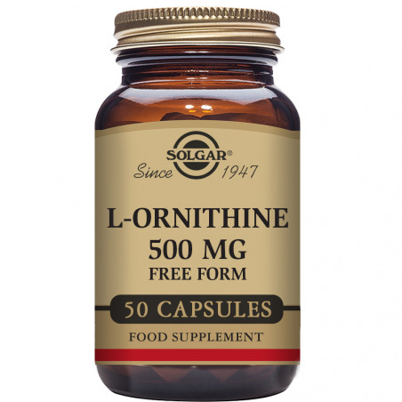 L-ornitina 50cap 500mg solgar