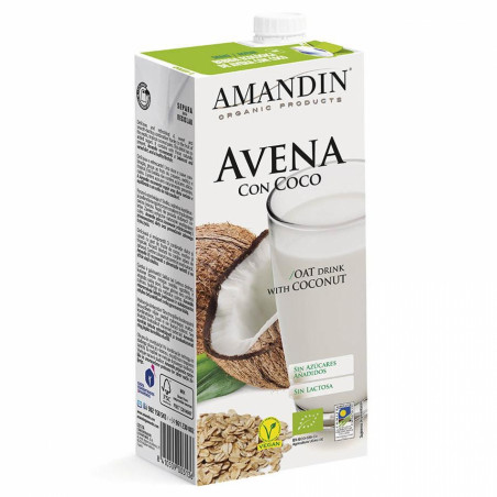 Bebida avena coco 1-l amandin