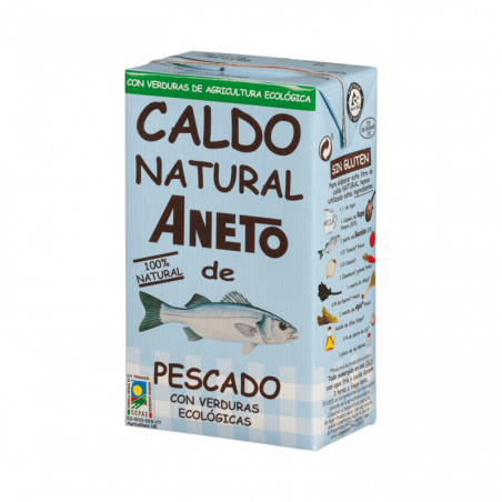 Caldo natural pescado 1l aneto