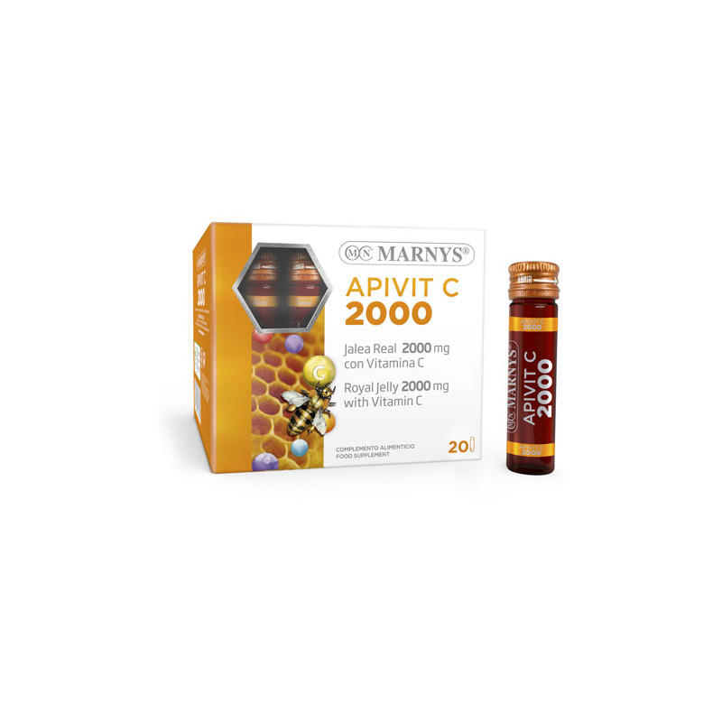 Apivit c 2000mg 20 viales marnys
