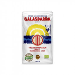 Arroz redondo blanco 1kg calasparra