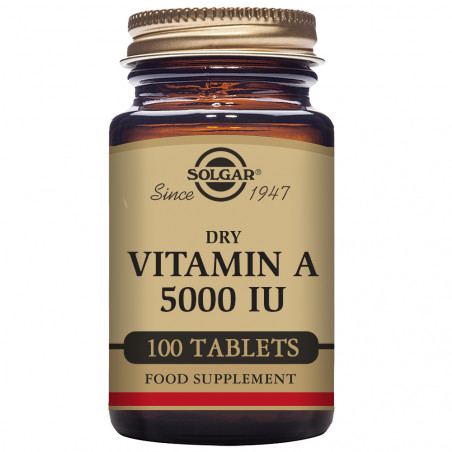 Vitamina a 5000iu 100tb solgar