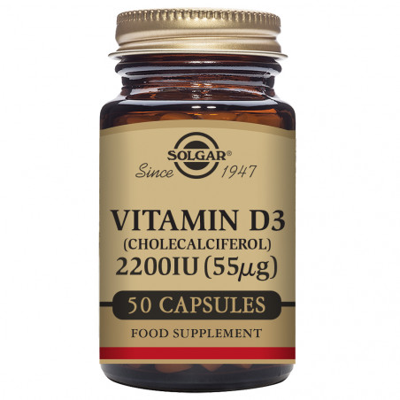 Vitamina d3 2200 50cap solgar