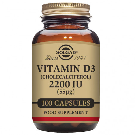 Vitamina d3 2200 100cap solgar