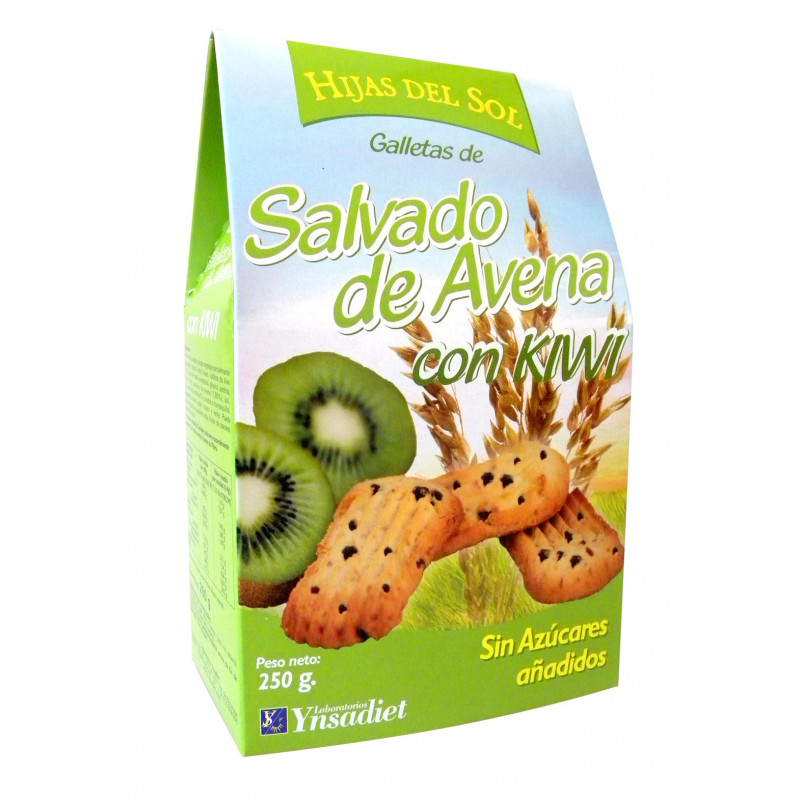 Galletas salvado y kiwi ynsadi