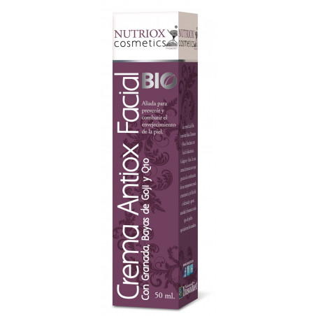 Crema antiox facial granada,goji y q10 50ml nutrio
