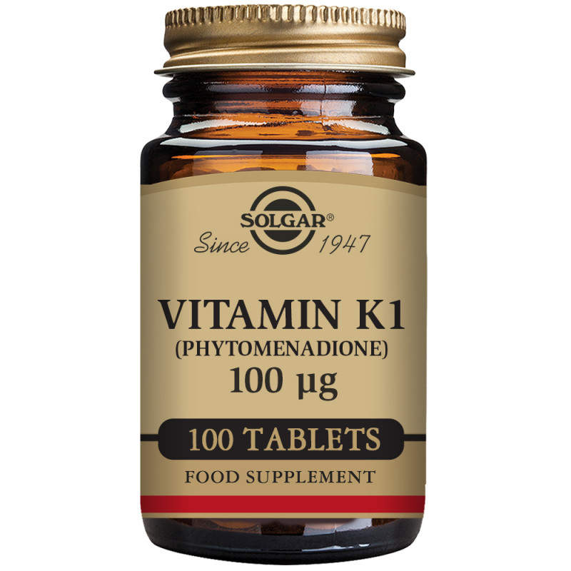 Vitamina k 100mcg 100 solgar