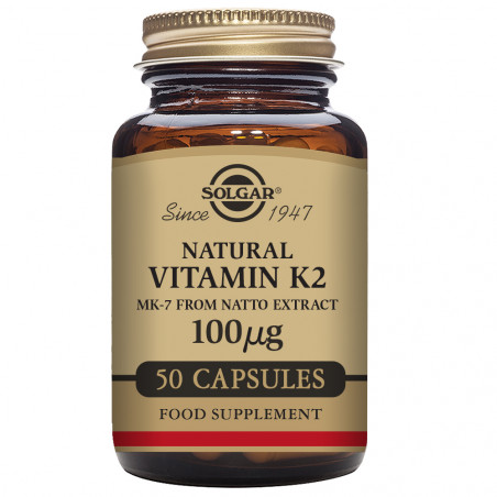 Vitamina k2 100mg 50cap solgar