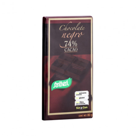 Chocolate t.negro 74% santiver
