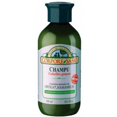 Champu antigrasa (ortiga+hamamelis) 300ml corpore