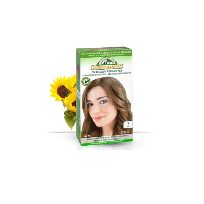 Tinte corpore 7 rubio c/s