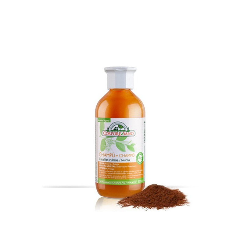 Champu henna cabello rubio 300ml corpore sano