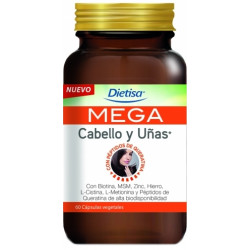 Mega cabello uñas 60cap dietis