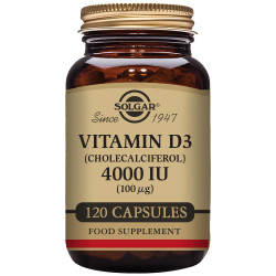 Vitamina d3 4.000 120c solgar