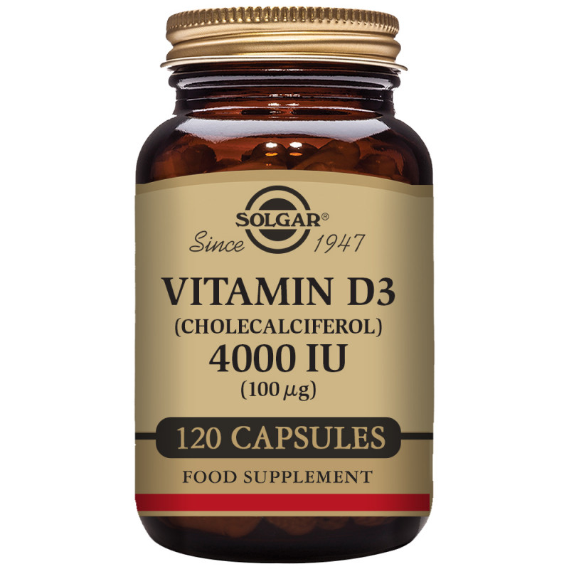 Vitamina d3 4.000 120c solgar