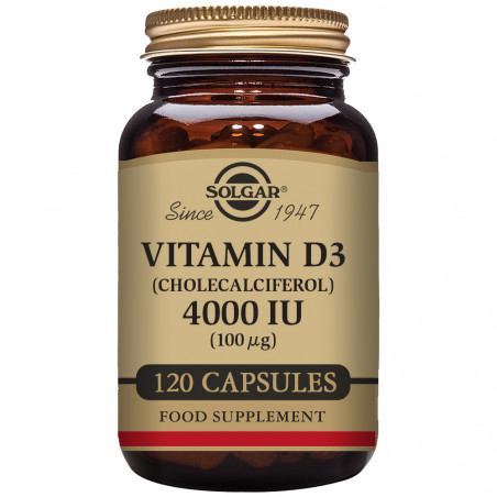 Vitamina d3 4.000 120c solgar