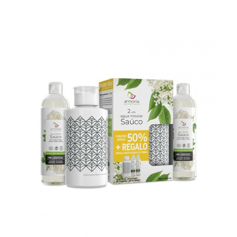 Pack agua micelar sauco 300ml armonia