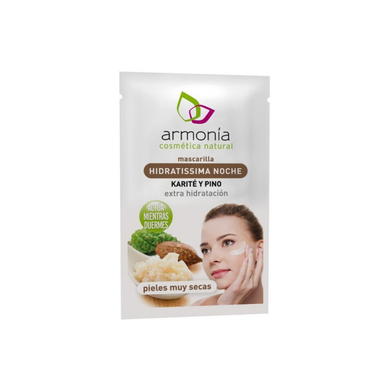 Mascarilla hidratisima karite-pino sobre armonia