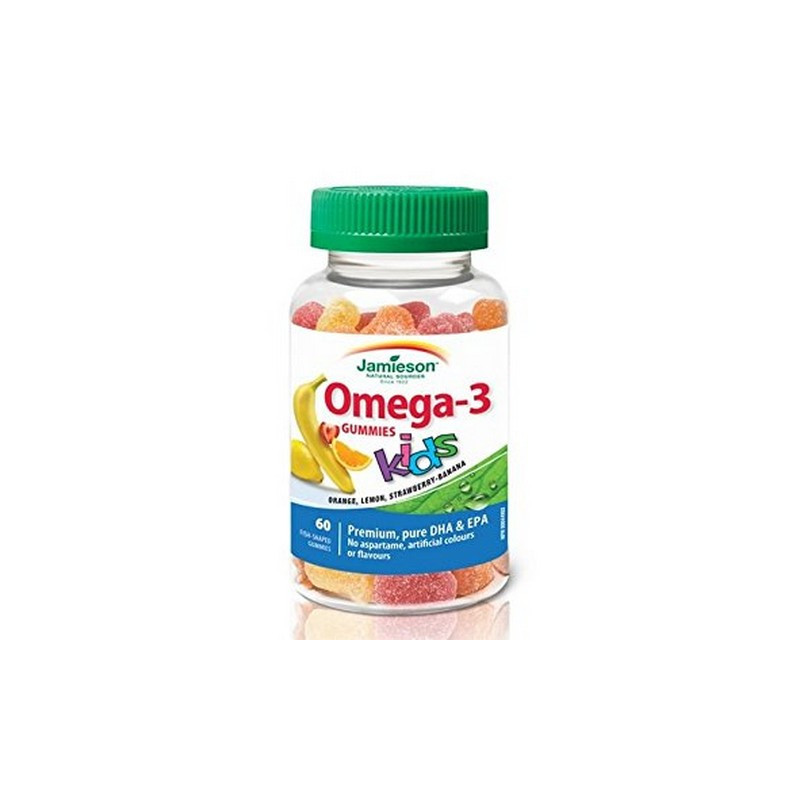 Omega 3 kidz dha25mg/epa5mg 60 gominolas jamieson
